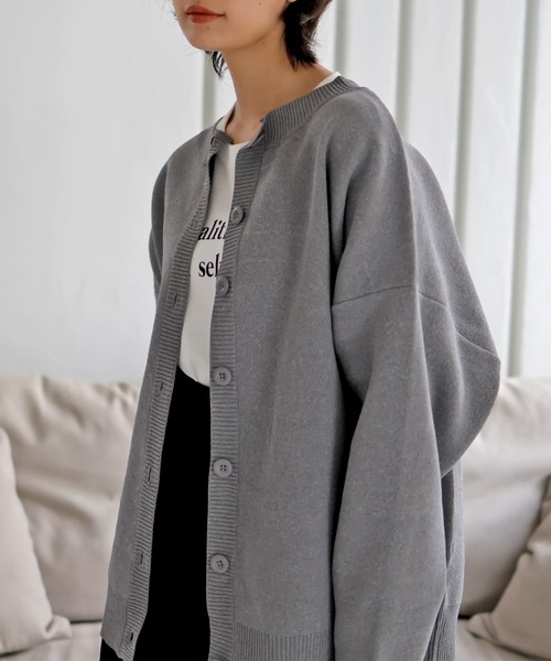 LIAN（リアン）の「2WAYオーバーサイズニットカーディガン