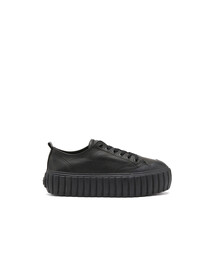 DIESEL | レディース レザー プラットフォーム ローカットスニーカー(スニーカー)