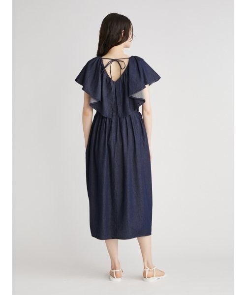 Mila Owen（ミラオーウェン）の「後ろあきラッフルデザインコクーン