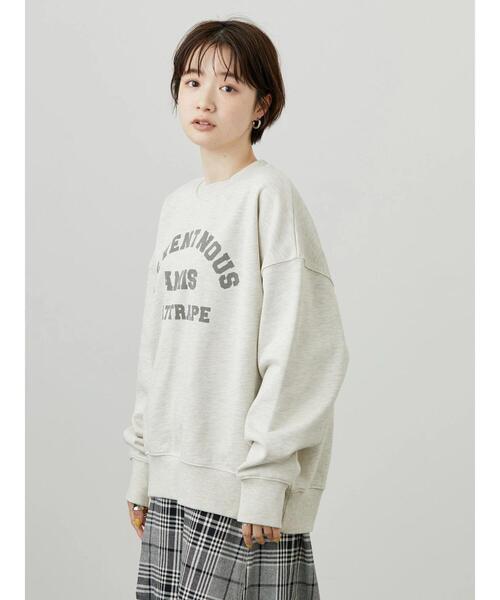 AMERICAN HOLIC（アメリカンホリック）の「裏毛ロゴプルオーバー1（スウェット・レディース・ホワイト系その他/グレー系その他・M/L）」の14枚目の写真