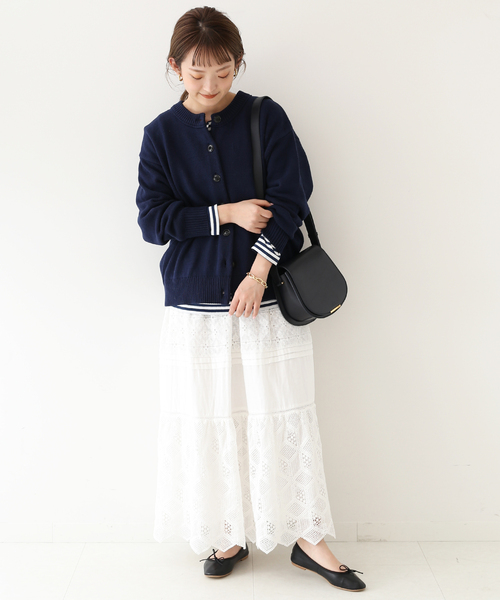 セール】2wayクルーネックニット◇（カーディガン/ボレロ）｜SLOBE