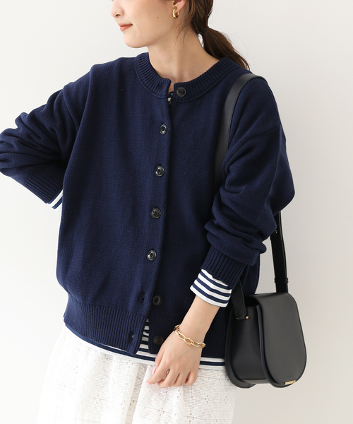 セール】2wayクルーネックニット◇（カーディガン/ボレロ）｜SLOBE