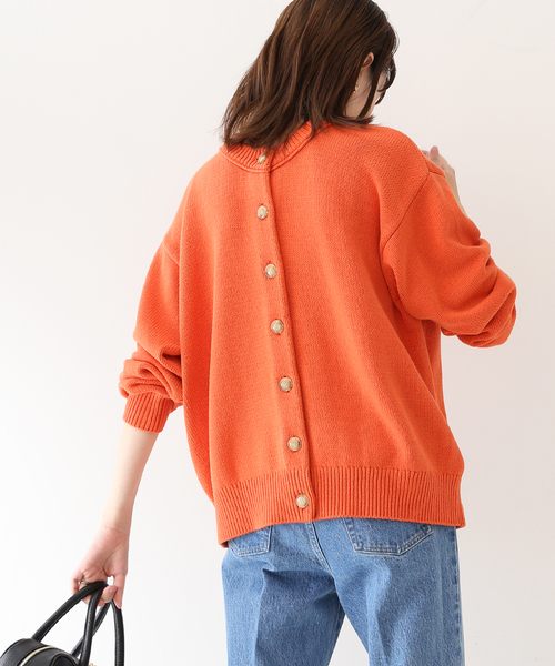 セール】2wayクルーネックニット◇（カーディガン/ボレロ）｜SLOBE