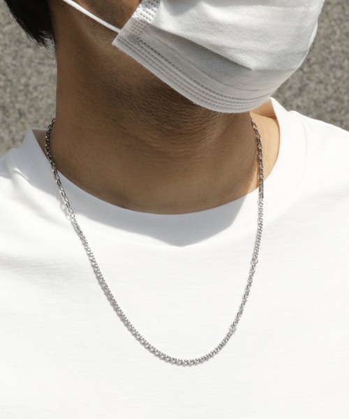 UNION STATION（ユニオンステーション）の「ブラスチェーンネックレス（ネックレス・メンズ・A/B/C/D・FREE）」の2枚目の写真
