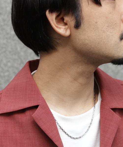 UNION STATION（ユニオンステーション）の「ブラスチェーンネックレス（ネックレス・メンズ・A/B/C/D・FREE）」の3枚目の写真