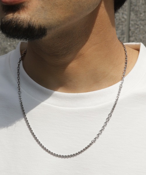 UNION STATION（ユニオンステーション）の「ブラスチェーンネックレス（ネックレス・メンズ・A/B/C/D・FREE）」の7枚目の写真