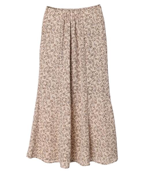 earth music&ecology（アースミュージックアンドエコロジー）の「フラワーマーメイドスカート＊（スカート・レディース・ブラック/ベージュ・S/M）」の11枚目の写真