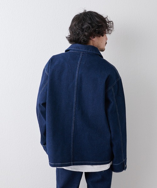 CIAOPANIC TYPY（チャオパニックティピー）の「【TYPYDENIM】カバーオール（カバーオール・メンズ・ネイビー/アイボリー/ブルー・MEDIUM/LARGE）」の18枚目の写真