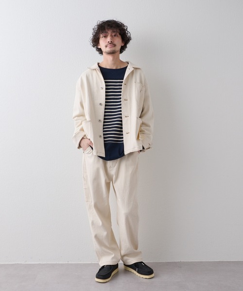 CIAOPANIC TYPY（チャオパニックティピー）の「【TYPYDENIM】カバーオール（カバーオール・メンズ・ネイビー/アイボリー/ブルー・MEDIUM/LARGE）」の7枚目の写真