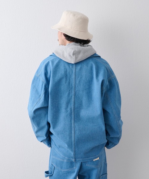 CIAOPANIC TYPY（チャオパニックティピー）の「【TYPYDENIM】カバーオール（カバーオール・メンズ・ネイビー/アイボリー/ブルー・MEDIUM/LARGE）」の12枚目の写真