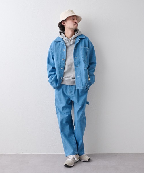 CIAOPANIC TYPY（チャオパニックティピー）の「【TYPYDENIM】カバーオール（カバーオール・メンズ・ネイビー/アイボリー/ブルー・MEDIUM/LARGE）」の13枚目の写真