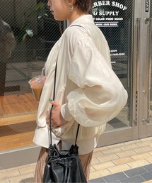 StyleSea | オーガンジーボリュームスリーブブルゾン(ブルゾン)