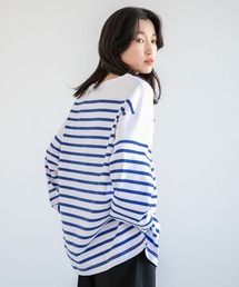 LOWRYS FARM | オーガニックボーダーＬＳ　264145(Tシャツ/カットソー)
