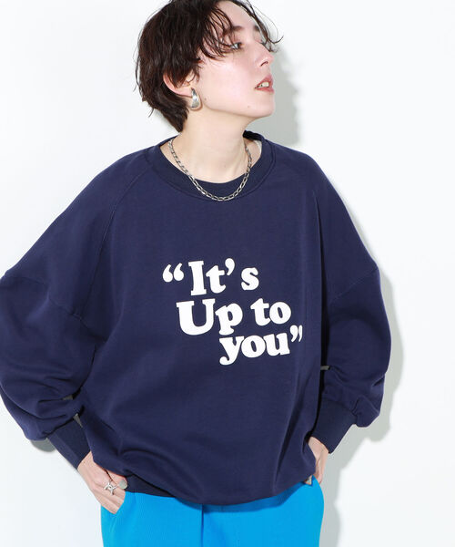 NOLLEY’S(ノーリーズ)の「◇【WEB限定】ドルマンロゴロンT(Tシャツ/カットソー・レディース・ホワイト/ホワイト系4/ネイビー/ラベンダー・FREE)」の10枚目の写真