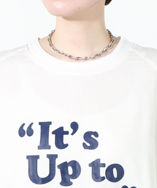 NOLLEY’S(ノーリーズ)の「◇【WEB限定】ドルマンロゴロンT(Tシャツ/カットソー・レディース・ホワイト/ホワイト系4/ネイビー/ラベンダー・FREE)」の22枚目の写真
