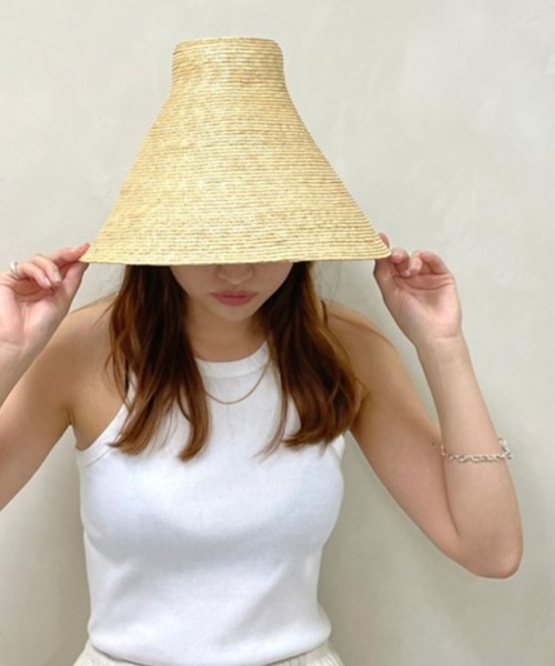 marihoja（マリホジャ）の「marihoja コーンストローハット（ハット