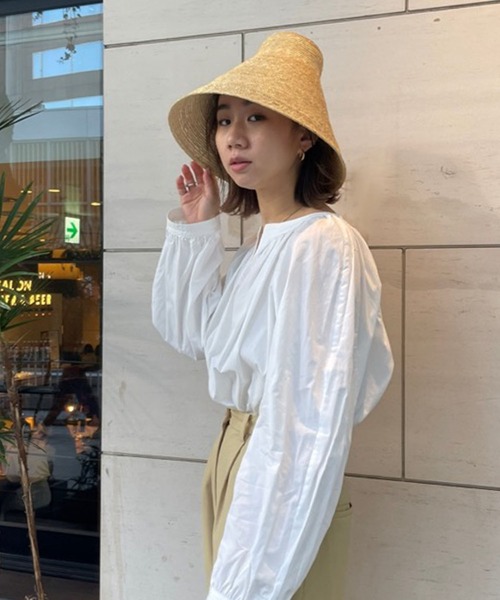 marihoja（マリホジャ）の「marihoja コーンストローハット（ハット