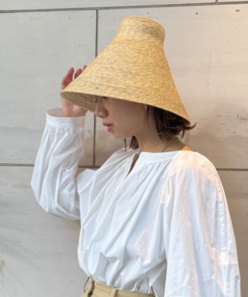 marihoja（マリホジャ）の「marihoja コーンストローハット（ハット