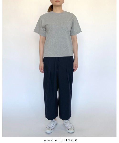 BROOKLYN OVERALL(ブルックリンオーバーオール)の「タックパンツ(その他パンツ・レディース・カーキ/ネイビー・FREE)」の6枚目の写真