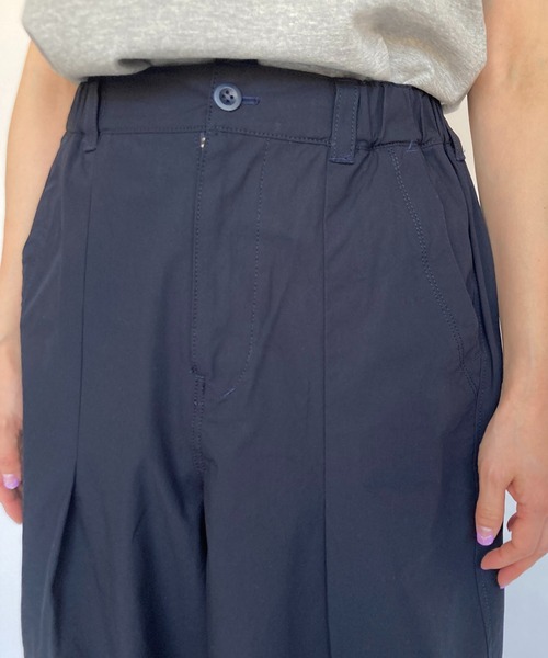BROOKLYN OVERALL(ブルックリンオーバーオール)の「タックパンツ(その他パンツ・レディース・カーキ/ネイビー・FREE)」の8枚目の写真