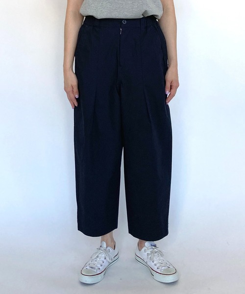 BROOKLYN OVERALL(ブルックリンオーバーオール)の「タックパンツ(その他パンツ・レディース・カーキ/ネイビー・FREE)」の16枚目の写真