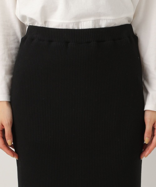 LEPSIM（レプシィム）の「カットリブナロースカート　261245（スカート・レディース・ブラック/ブラウン/ライトグリーン/オレンジ/オフホワイト・FREE/TALL）」の13枚目の写真