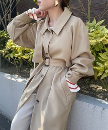 Bab | ステンカラーボリュームスリーブトレンチコート(トレンチコート)