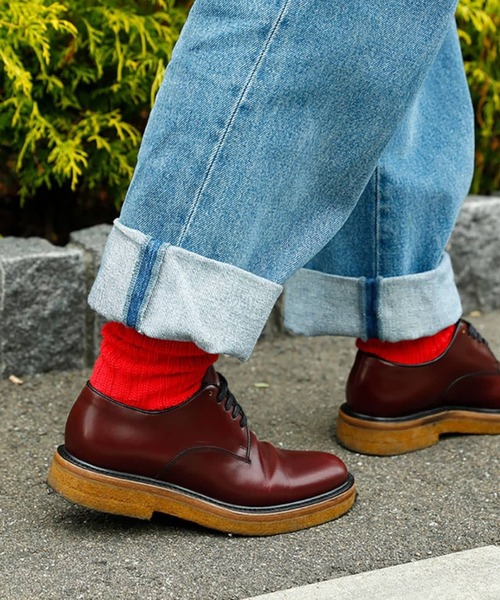 OBSCURE SOCKS(オブスキュア ソックス)の「OBSCURE SOCKS オブスキュアソックス MAGNOLIA Men’s マグノリア メンズ(ソックス/靴下・メンズ・ホワイト/ブラック/ベージュ/イエロー/ライトピンク/グレー/レッド/ターコイズブルー/チャコールグレー/グリーン/ホワイト系その他/ブラウン・FREE)」の12枚目の写真