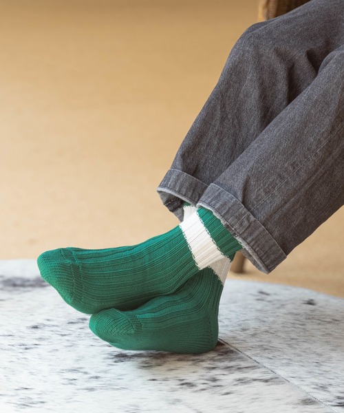 OBSCURE SOCKS(オブスキュア ソックス)の「OBSCURE SOCKS オブスキュアソックス MAGNOLIA Men’s マグノリア メンズ(ソックス/靴下・メンズ・ホワイト/ブラック/ベージュ/イエロー/ライトピンク/グレー/レッド/ターコイズブルー/チャコールグレー/グリーン/ホワイト系その他/ブラウン・FREE)」の15枚目の写真