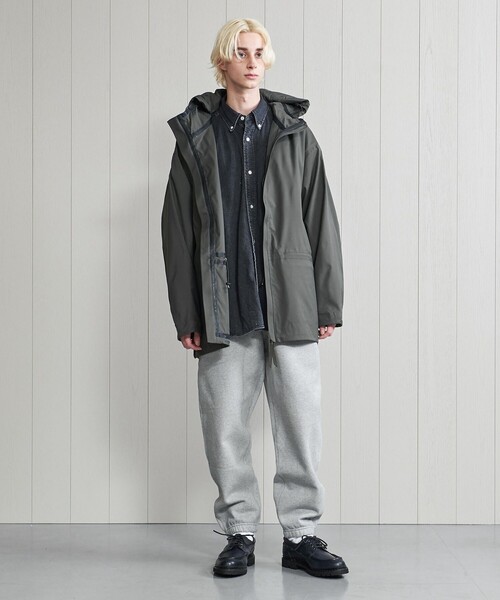 H BEAUTY&YOUTH UNITED ARROWS(エイチビューティーアンドユースユナイテッドアローズ)の「<H>OLMETEX RAIN BRINGER JACKET 22SS/ジャケット(ナイロンジャケット・メンズ・ブラック/グレー/オリーブ・S/M/L/XS)」の9枚目の写真