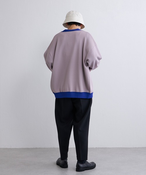 Lui's（ルイス）の「配色ジャガードカーディガン（カーディガン/ボレロ・メンズ・チャコールグレー/ライトグレー/ブラック・FREE）」の16枚目の写真