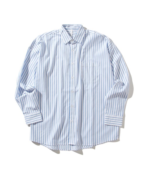 INASTUDIOS ZOO(イーナストゥディオスズー)の「「INASTUDIOS SELECT」ビッグシルエット ブロードレギュラカラーシャツ(シャツ/ブラウス・レディース・ホワイト/ブラック/グレイッシュベージュ/グリーン/サックスブルー/イエロー/ラベンダー/ホワイト系その他/ブラック系その他/グリーン系その他/ブルー系その他・MEDIUM/LARGE/X-LARGE)」の20枚目の写真