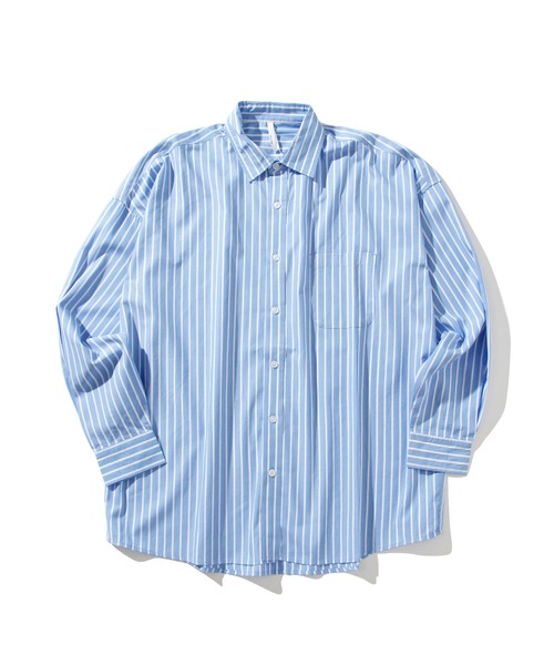 INASTUDIOS ZOO(イーナストゥディオスズー)の「「INASTUDIOS SELECT」ビッグシルエット ブロードレギュラカラーシャツ(シャツ/ブラウス・レディース・ホワイト/ブラック/グレイッシュベージュ/グリーン/サックスブルー/イエロー/ラベンダー/ホワイト系その他/ブラック系その他/グリーン系その他/ブルー系その他・MEDIUM/LARGE/X-LARGE)」の19枚目の写真