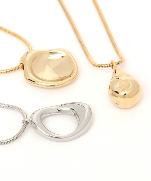 LEPSIM（レプシィム）の「スライドミドルネックレス　274096（ネックレス・レディース・シルバー系その他/ゴールド系その他/ゴールド系その他2・ONE SIZE）」の4枚目の写真