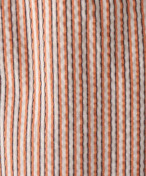 OPAQUE.CLIP（オペークドットクリップ）の「◆【C】シアサッカーストライプ ティアードフレアスカート（スカート・レディース・アイボリー系2/ブルー系2/オレンジ系7・40/38/36/34）」の4枚目の写真