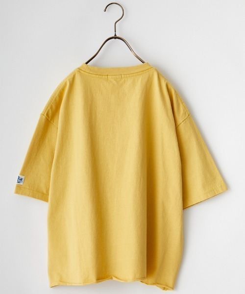 The Endless Summer（エンドレスサマー）の「[THE ENDLESS SUMMER/エンドレスサマー] 別注 ワンポイントBUHI刺繍 カットオフTシャツ（Tシャツ/カットソー・レディース・ブラック/サックスブルー/イエロー/ホワイト・S）」の22枚目の写真