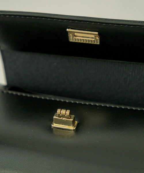 loti(ロティ)の「WEB限定 loti ボックスボストンショルダーBAG(ショルダーバッグ・レディース・ブラック/ブラウン・ONE SIZE)」の6枚目の写真