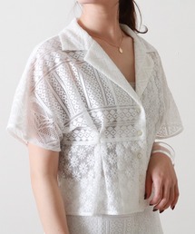 Cheek | レースパッチワークシャツ(シャツ/ブラウス)