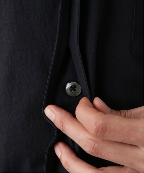 EDIFICE（エディフィス）の「【avancer / アボンシェル】Fly front シャツ（シャツ/ブラウス・メンズ・ベージュ/ネイビー・MEDIUM/LARGE）」の9枚目の写真