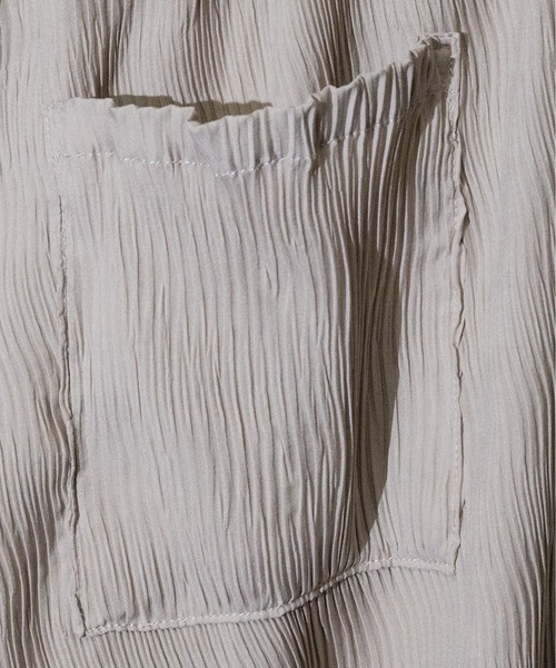 JOHN'S CLOSET（ジョンズクローゼット）の「【13】ランダムプリーツイージーパンツ（その他パンツ・メンズ・ブラック/ベージュ・LARGE/MEDIUM）」の3枚目の写真