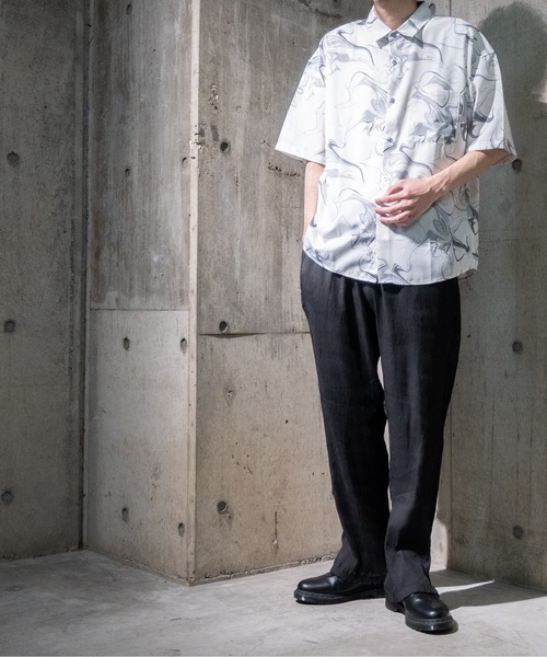 JOHN'S CLOSET（ジョンズクローゼット）の「【13】ランダムプリーツイージーパンツ（その他パンツ・メンズ・ブラック/ベージュ・LARGE/MEDIUM）」の5枚目の写真