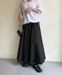 ハイウエストフレアスカート