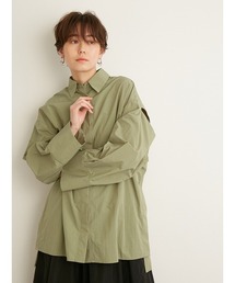 emmi | 【emmi atelier】デザインオーバーシャツ(シャツ/ブラウス)