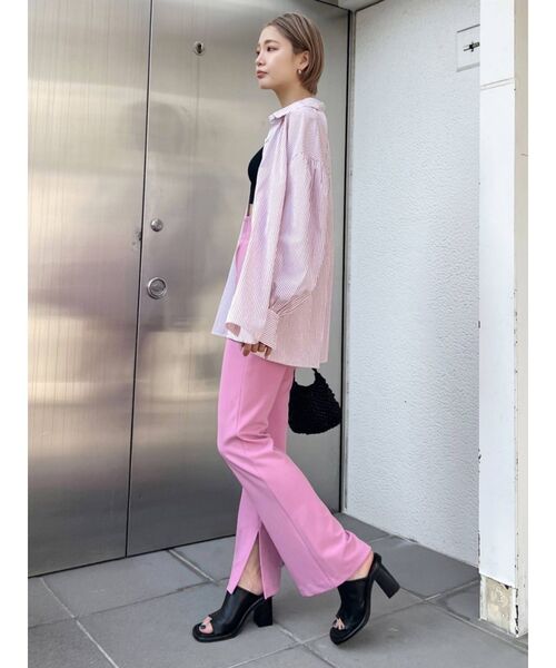 EMODA(エモダ)の「ストライプルーズシャツ(シャツ/ブラウス・レディース・ピンク/ブルー・FREE)」の18枚目の写真