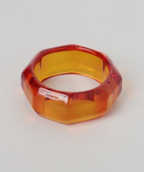 JEANASIS(ジーナシス)の「BIGクリアバングル/273813(バングル/リストバンド・レディース・ブラウン/クリア・FREE)」の4枚目の写真