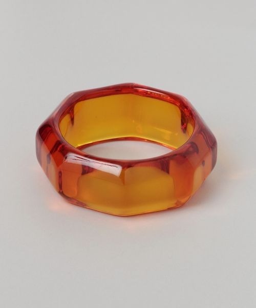 JEANASIS(ジーナシス)の「BIGクリアバングル/273813(バングル/リストバンド・レディース・ブラウン/クリア・FREE)」の5枚目の写真