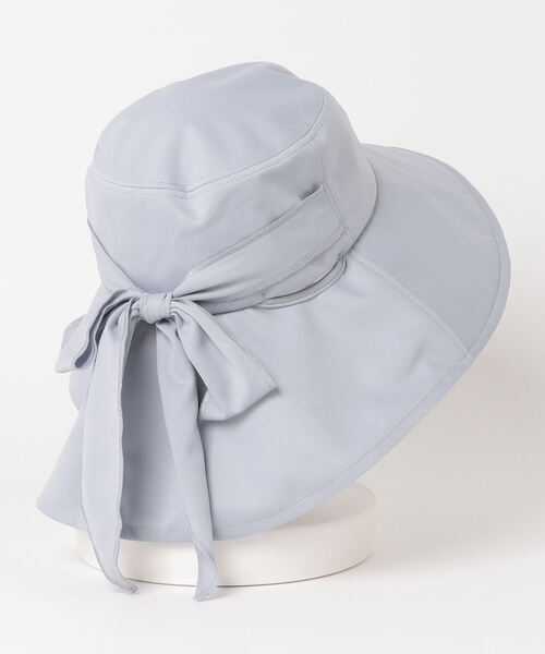 MIZUNO（ミズノ　）の「UV垂れ付きリボンハット　[ウィメンズ]（ハット・レディース・ブラック/グレー/ベージュ・FREE）」の9枚目の写真
