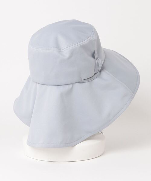 MIZUNO（ミズノ　）の「UV垂れ付きリボンハット　[ウィメンズ]（ハット・レディース・ブラック/グレー/ベージュ・FREE）」の6枚目の写真