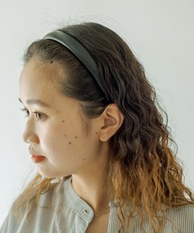フェイクレザーカチューシャ
