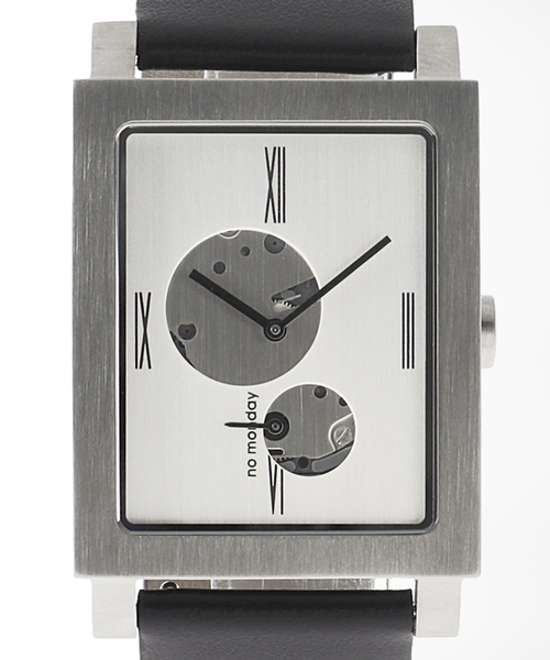 NO Monday（ノーマンデー）の「NO MONDAY Open Heart SilverBlack 56201 39mm【 ウォッチ 】（アナログ腕時計・レディース・シルバー・FREE）」の2枚目の写真